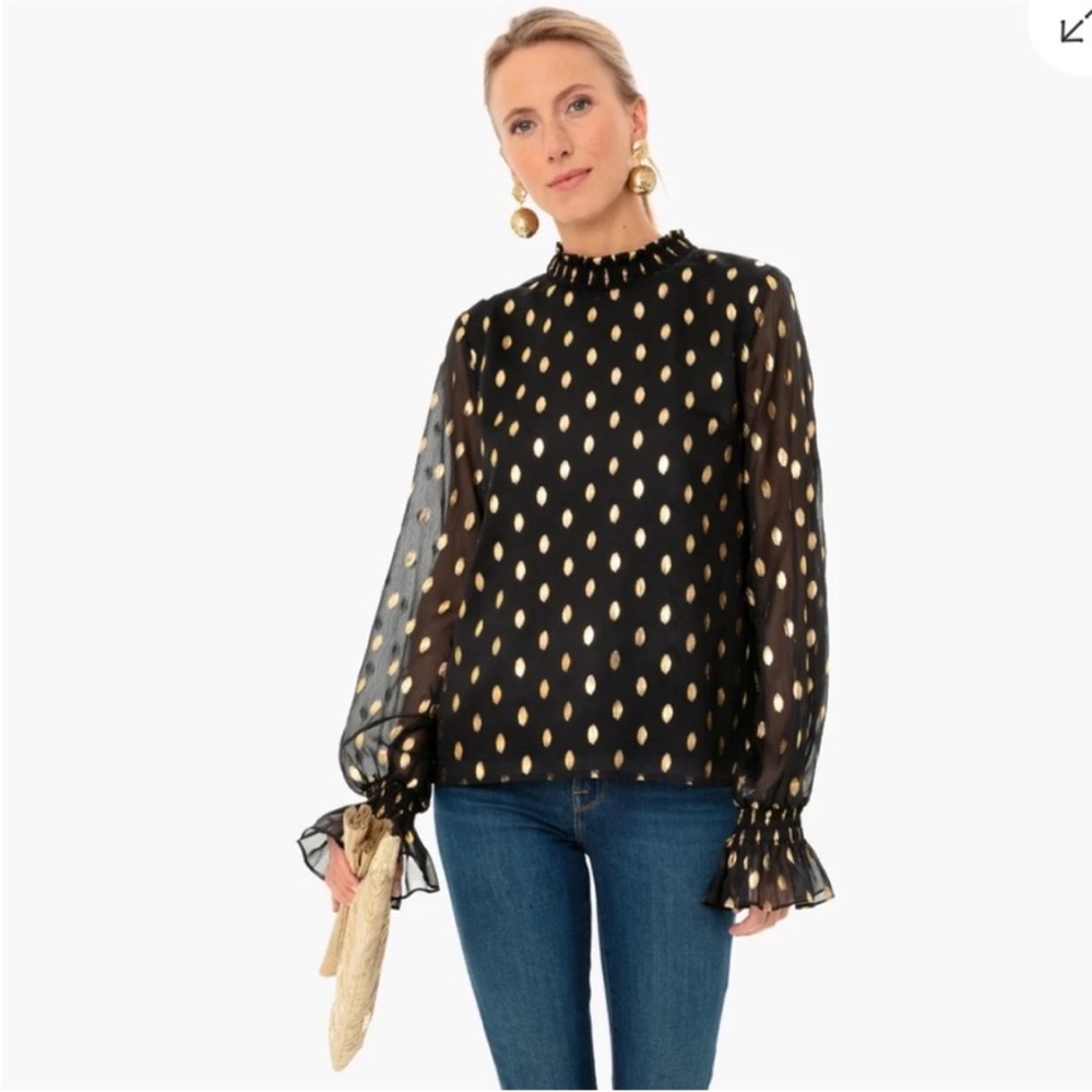 Pomander Place Celeste Ruffle Blouse